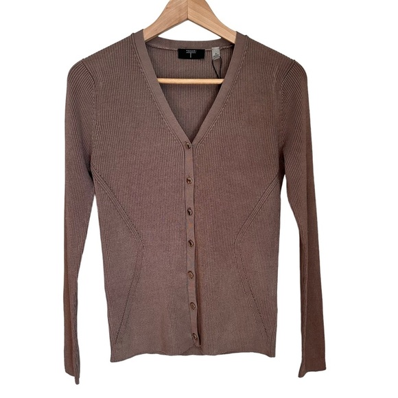 Tahari Women's Button Down Shell Knitted Cardigan Sweater Size: M‎ New! - Picture 1 of 10